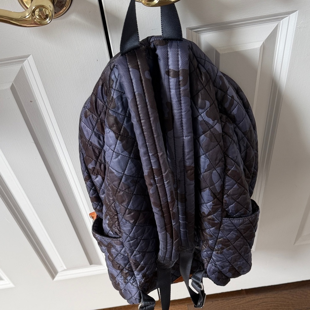 MZ Wallace Metro Backpack - Dark Blue Camo $275 VALUE - DISCONTINUED COLOR - Picture 3 of 5